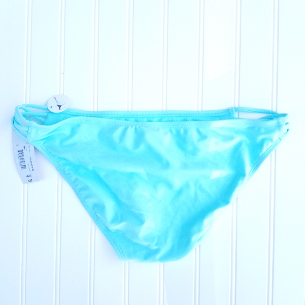 Arizona Bikini Bottom Size Large Turquoise - Picture 3 of 3